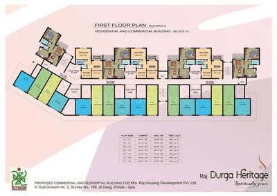Project Image of 474.0 - 500.0 Sq.ft 1 BHK Apartment for buy in Raj Durga Heritage