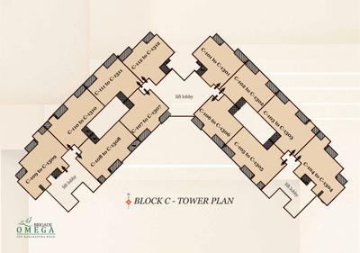 Project Image of 1290.0 - 1800.0 Sq.ft 2 BHK Apartment for buy in Brigade Omega