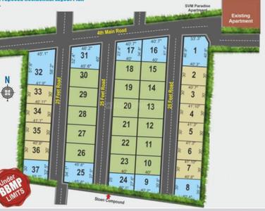 Project Image of 1200.0 - 1400.0 Sq.ft Residential Plot Plot for buy in Dharma Krishna Gardens