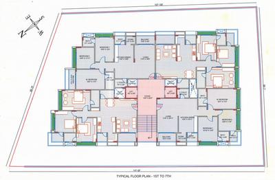 Project Image of 1093.4 - 1137.85 Sq.ft 3 BHK Apartment for buy in Wellcraft Vivanta By Ambience