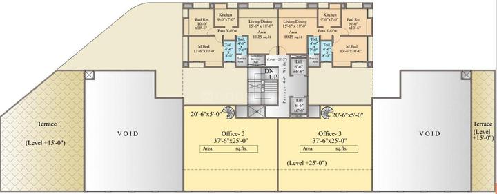 Jaydeep Prathamesh Hills Cluster Plan 1