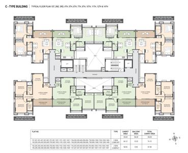 Project Image of 731.0 - 798.0 Sq.ft 2 BHK Apartment for buy in Achalare Spring Gardens Phase III