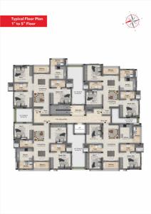 Project Image of 807.0 - 857.0 Sq.ft 3 BHK Apartment for buy in Krishna Ekta