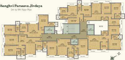 Project Image of 434.97 - 759.61 Sq.ft 2 BHK Apartment for buy in Sanghvi Parsssva Jivdaya