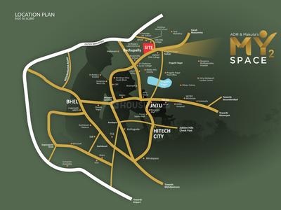 Project Image of 1070.0 - 2485.0 Sq.ft 2 BHK Apartment for buy in My Space 2