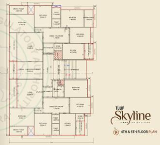 Project Image of 1942.13 - 2466.55 Sq.ft 3 BHK Apartment for buy in Uma Tulip Skyline