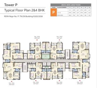 Project Image of 758.21 - 1850.53 Sq.ft 2 BHK Apartment for buy in KLP Abhinandan Tower P