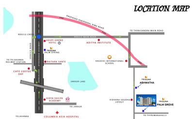 Project Image of 806.0 - 1266.0 Sq.ft 2 BHK Apartment for buy in Triguna Palm Grove