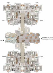 Project Image of 791.0 - 1223.0 Sq.ft 2 BHK Apartment for buy in Achyut SRKM Altair