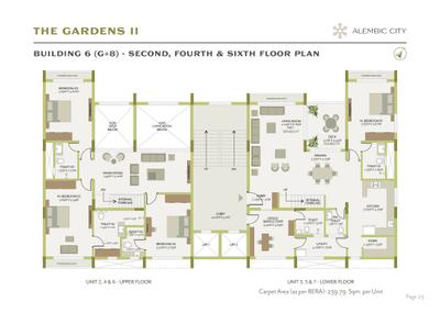 Project Image of 2581.08 - 3295.8 Sq.ft 4 BHK Apartment for buy in Shreno The Gardens II