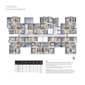 Project Image of 1077.0 - 1435.0 Sq.ft 3 BHK Apartment for buy in F Residences Merlin Phase II