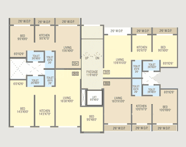 Project Image of 318.61 - 672.21 Sq.ft 1 BHK Apartment for buy in Laxmi Saptashrungi Heights