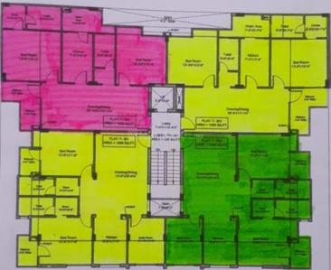 Project Image of 1250.0 - 1450.0 Sq.ft 2 BHK Apartment for buy in Shree Balaji Aaryan Residency
