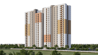 Project Image of 1908.0 - 2140.0 Sq.ft 3 BHK Apartment for buy in Navins Cedar At Starwood Towers