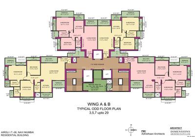 Project Image of 985.72 - 1454.4 Sq.ft 2 BHK Apartment for buy in Newa Bhakti Park B Wing