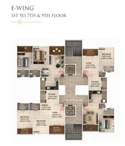 Project Image of 691.0 - 761.0 Sq.ft 2 BHK Apartment for buy in Bora Nova Stella