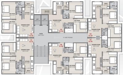 Project Image of 489.87 - 544.87 Sq.ft 2 BHK Apartment for buy in Crystal Solitaire