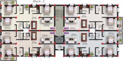 Project Image of 1100.0 - 1787.0 Sq.ft 2 BHK Apartment for buy in Satyabadi Residency