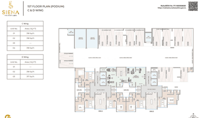 Project Image of 316.0 - 660.0 Sq.ft 1 BHK Apartment for buy in Geetai Siena
