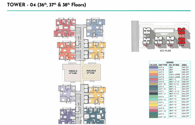 Project Image of 1987.99 - 4059.93 Sq.ft 3 BHK Apartment for buy in Prestige Clairemont