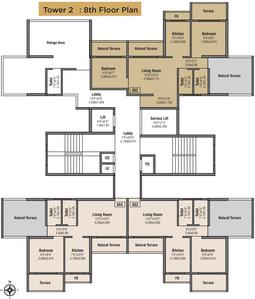 Project Image of 296.0 - 499.0 Sq.ft 1 BHK Apartment for buy in Bhumiraj Hills Tower 2 And 3