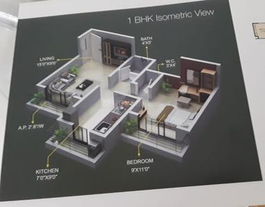 Project Image of 323.0 - 607.0 Sq.ft 1 BHK Apartment for buy in Parekh Deepali Residency