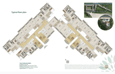 Project Image of 386.1 - 405.91 Sq.ft 1 BHK Apartment for buy in Parikh Peninsula Heights