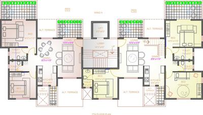Project Image of 718.0 - 887.0 Sq.ft 2 BHK Apartment for buy in Raviraj Aureate Phase 2