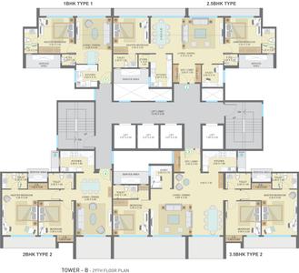 Project Image of 321.0 - 2450.0 Sq.ft 1 BHK Apartment for buy in One Indiabulls Thane 1