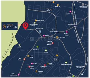 Project Image of 275.77 - 637.12 Sq.ft 1 RK Apartment for buy in Ashar Maple Phase 1 Building No 2
