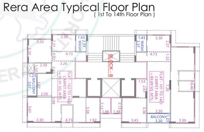 Project Image of 967.57 - 989.31 Sq.ft 3 BHK Apartment for buy in Arjun Pearl
