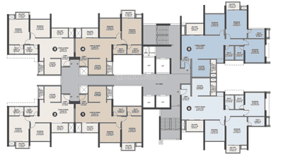 Project Image of 762.74 - 1794.46 Sq.ft 2 BHK Apartment for buy in Flamante
