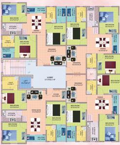 Project Image of 1208.0 - 1397.0 Sq.ft 3 BHK Apartment for buy in Srijan Sneh Srijan