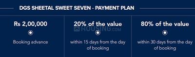 DGS Sheetal Sweet Seven Down Payment 1