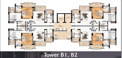Project Image of 1200.0 - 1500.0 Sq.ft 2 BHK Apartment for buy in ORS Royal Residency
