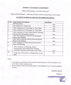 Jaideep Sarthak Solitare Construction Linked Payment (CLP) 1
