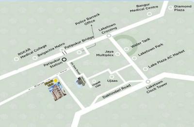 Project Image of 600 Sq.ft 1 BHK Apartment / Flat for sale in Lake Town for Rs. 3500000
