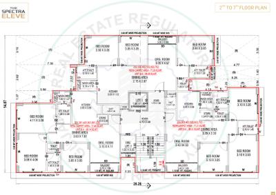 Project Image of 831.83 - 833.99 Sq.ft 3 BHK Apartment for buy in The Spectra Eleve