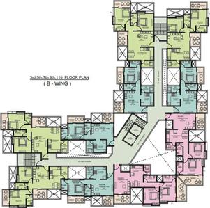 Project Image of 440.0 - 778.0 Sq.ft 1 BHK Apartment for buy in Abhiman Associates Blithe Icon Wing B