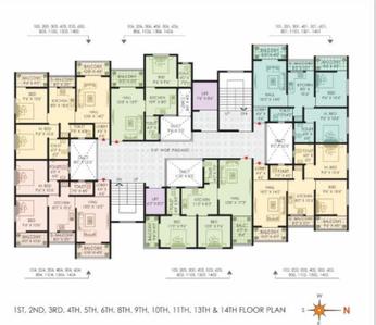 Project Image of 458.22 - 654.45 Sq.ft 1 BHK Apartment for buy in Gajraj Advik Greenscape Wing B