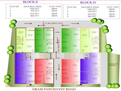 Project Image of 696.0 - 1220.0 Sq.ft 2 BHK Apartment for buy in I Land Identity Enclave