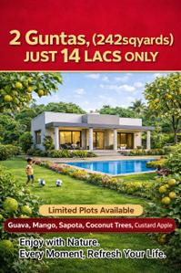 Project Image of 1089.0 - 5445.0 Sq.ft Residential Plot Plot for buy in Sreeja Farm Land