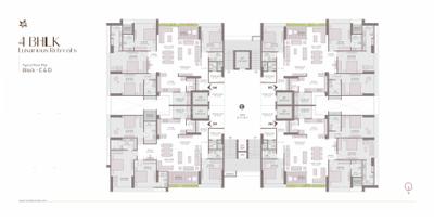 Project Image of 1767 Sq.ft 4 BHK Apartment / Flat for sale in Bodakdev for Rs. 29300000