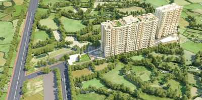Project Image of 0.0 - 322.49 Sq.ft 1 BHK Apartment for buy in Elip Oak Shantiniketan