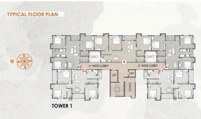 Project Image of 529.0 - 1934.0 Sq.ft 1 BHK Apartment for buy in Rounak Infinity