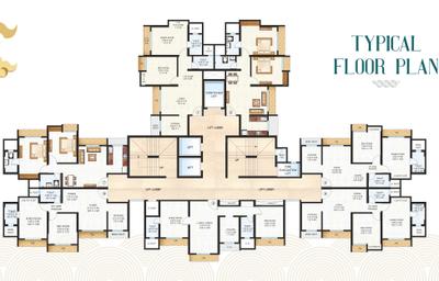 Project Image of 645.0 - 665.0 Sq.ft 2 BHK Apartment for buy in Raunak Unnathi Woods Supreme