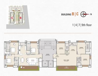 Project Image of 1253.46 - 3324.0 Sq.ft 3 BHK Apartment for buy in Samarthya Heights