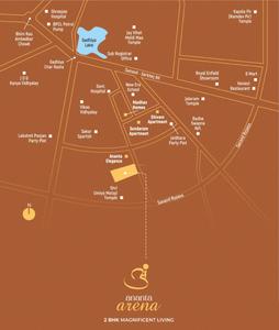 Project Image of 0.0 - 1458.0 Sq.ft 2 BHK Apartment for buy in Ananta Arena