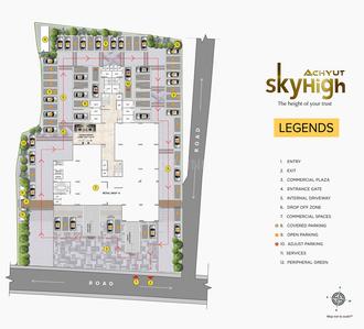 Project Image of 1420.0 - 3093.0 Sq.ft 3 BHK Apartment for buy in Achyut Skyhigh