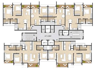 Project Image of 400.0 - 1289.0 Sq.ft 1 BHK Apartment for buy in Mahindra Eden Phase 1